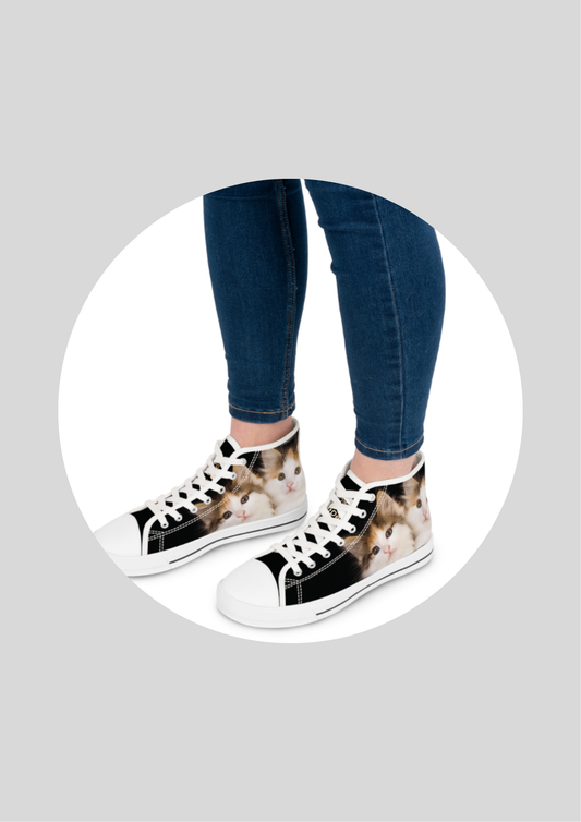 Women's High Top Quality Sneakers - Step Into Cuteness 😻✨