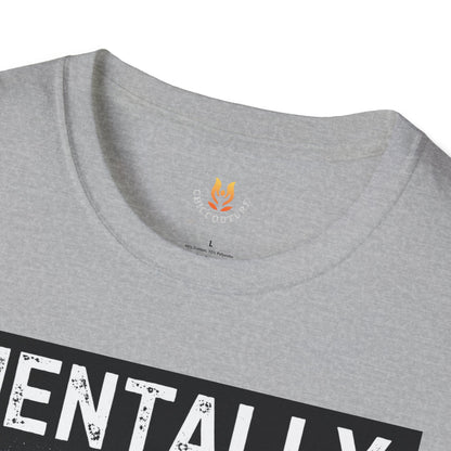 Mentally on the Moon Cat T-Shirt — Cosmic Cat Tee