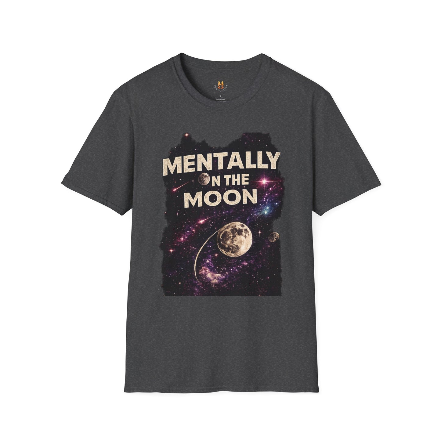 Mentally on the Moon Cosmic Graphic Tee