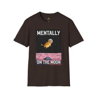 Mentally on the Moon Cat T-Shirt — Cosmic Cat Tee