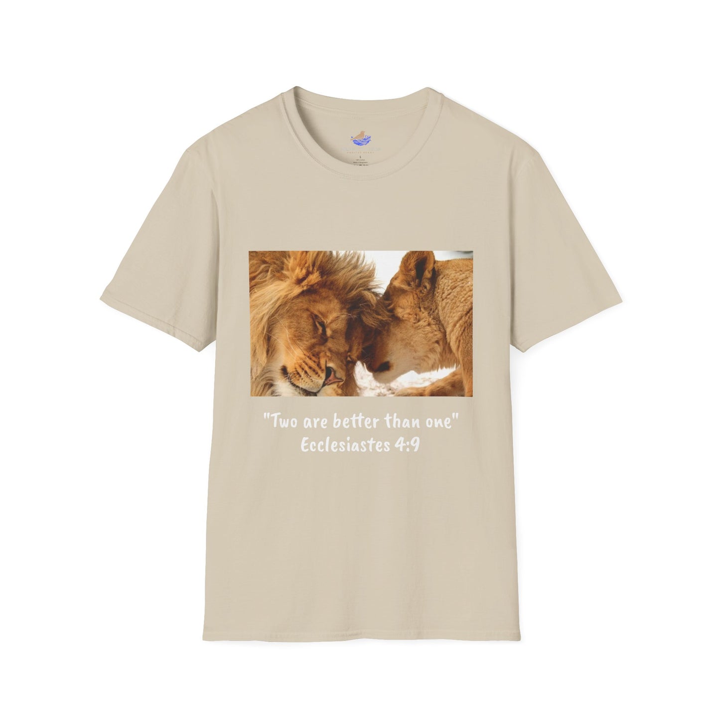 “Two Are Better Than One” – Unisex Tee by BirdNestDesign