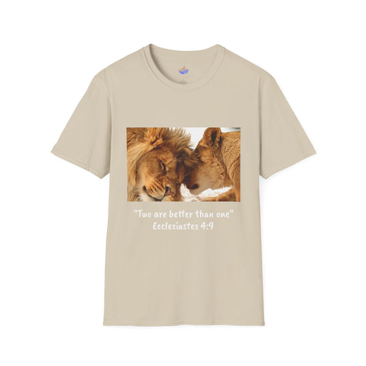 “Two Are Better Than One” – Unisex Tee by BirdNestDesign