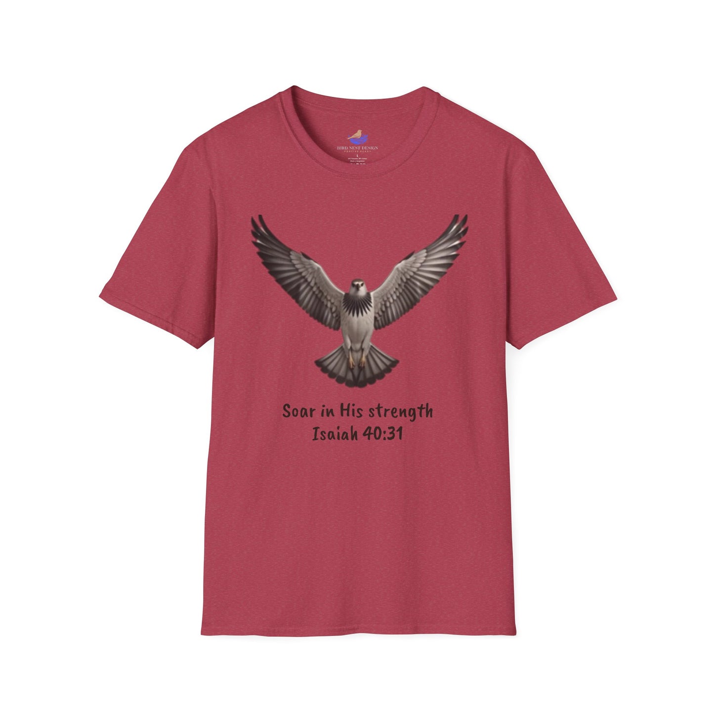 Unisex Softstyle T-Shirt Eagle - Soar in His strength