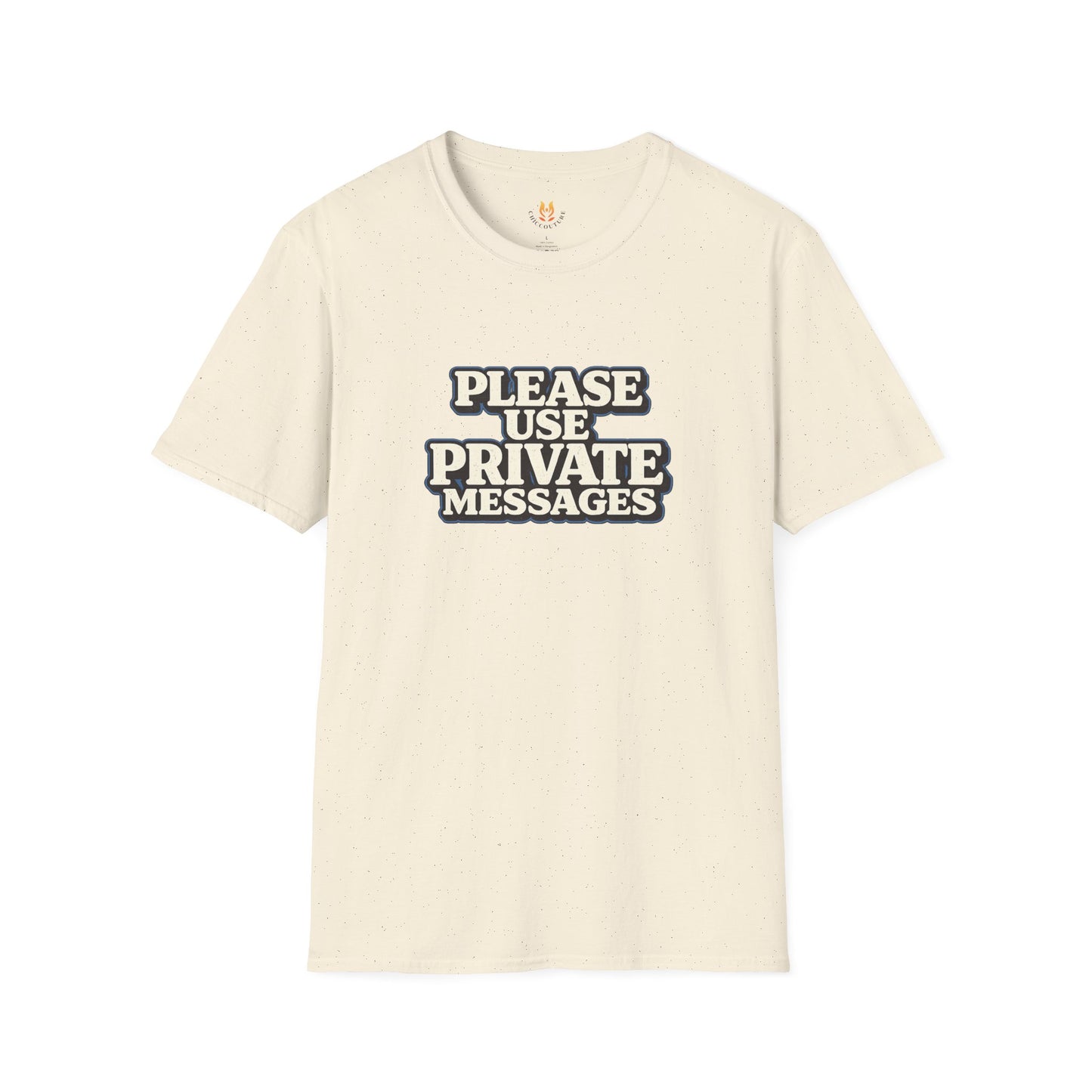 Private Messages T-Shirt — Social Media Text Conversation Tee