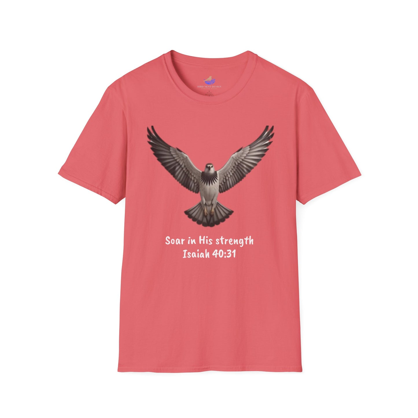 Unisex Softstyle T-Shirt Eagle - Soar in His strength