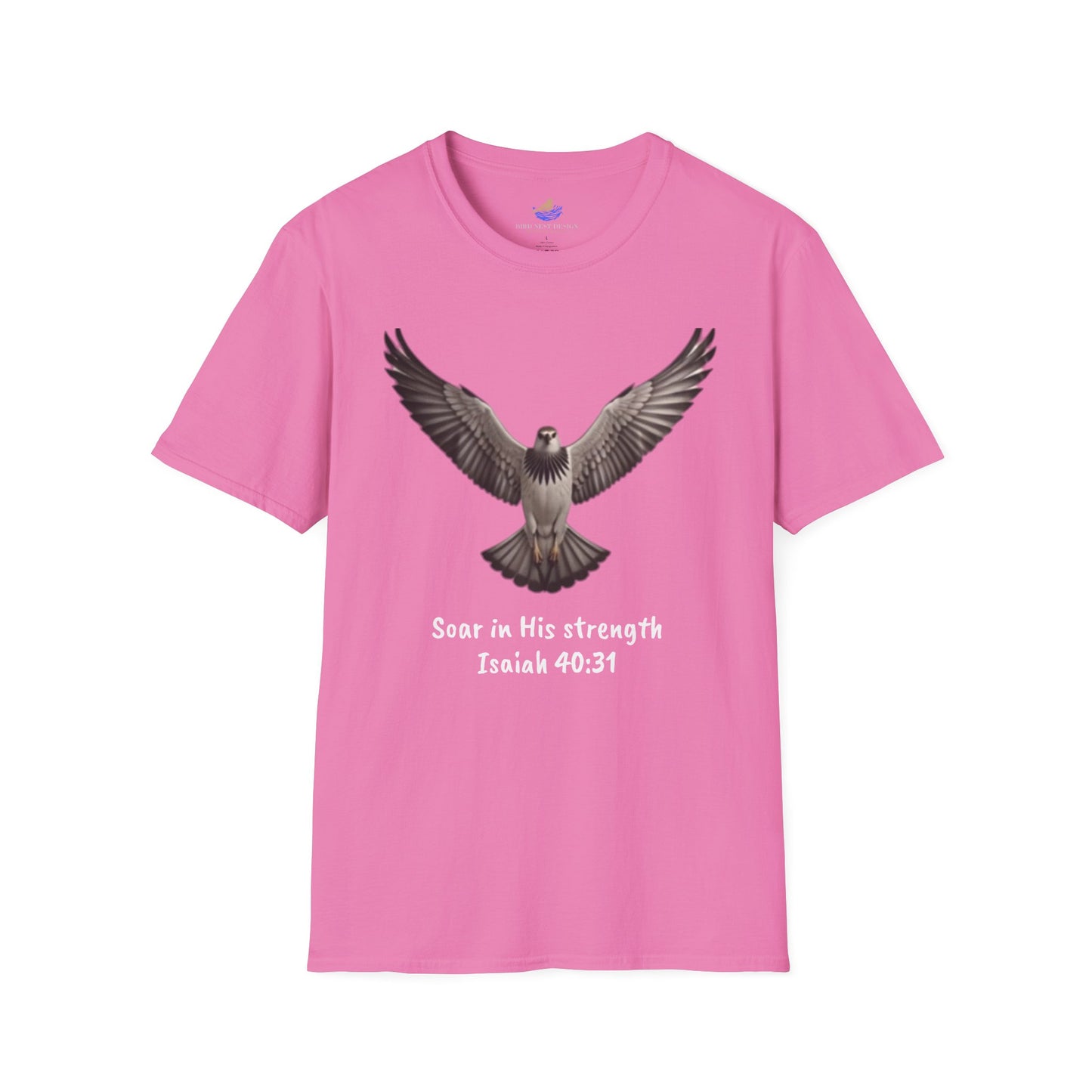 Unisex Softstyle T-Shirt Eagle - Soar in His strength
