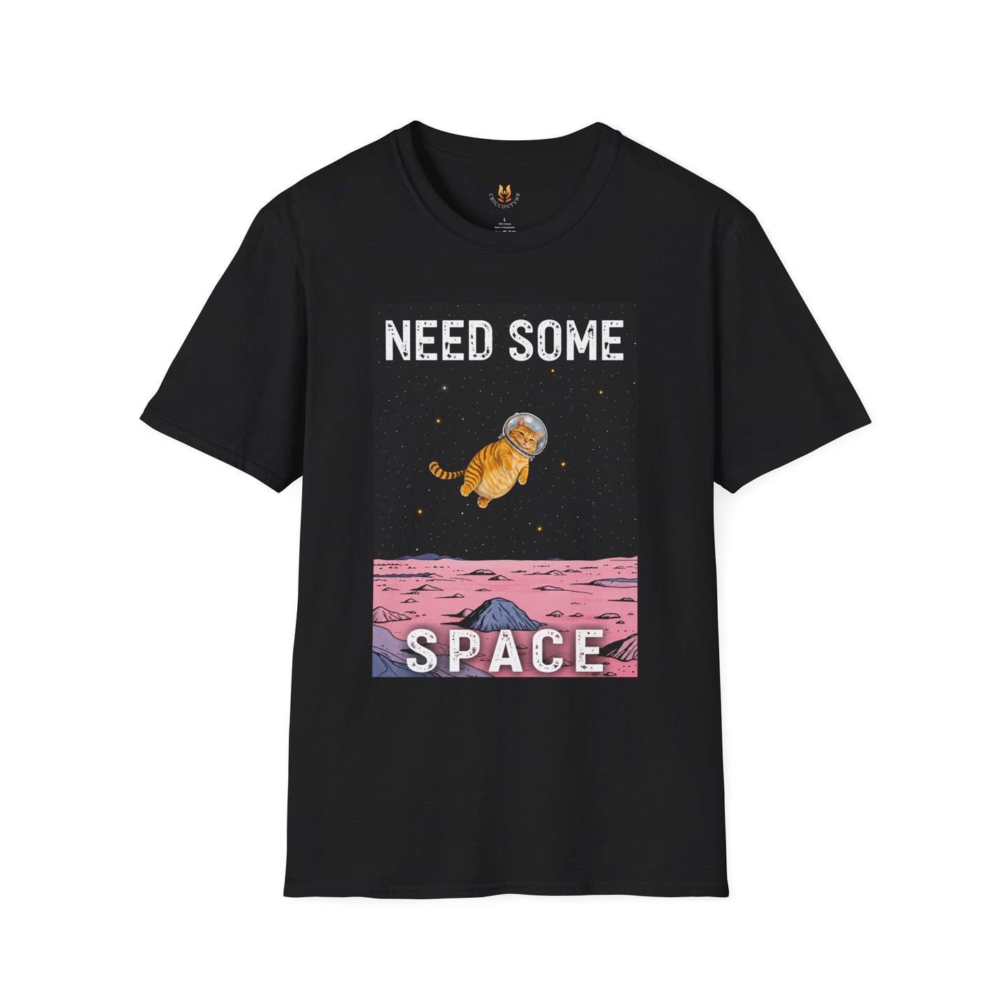 Space Cat T-Shirt — "Need Some Space" Graphic Tee