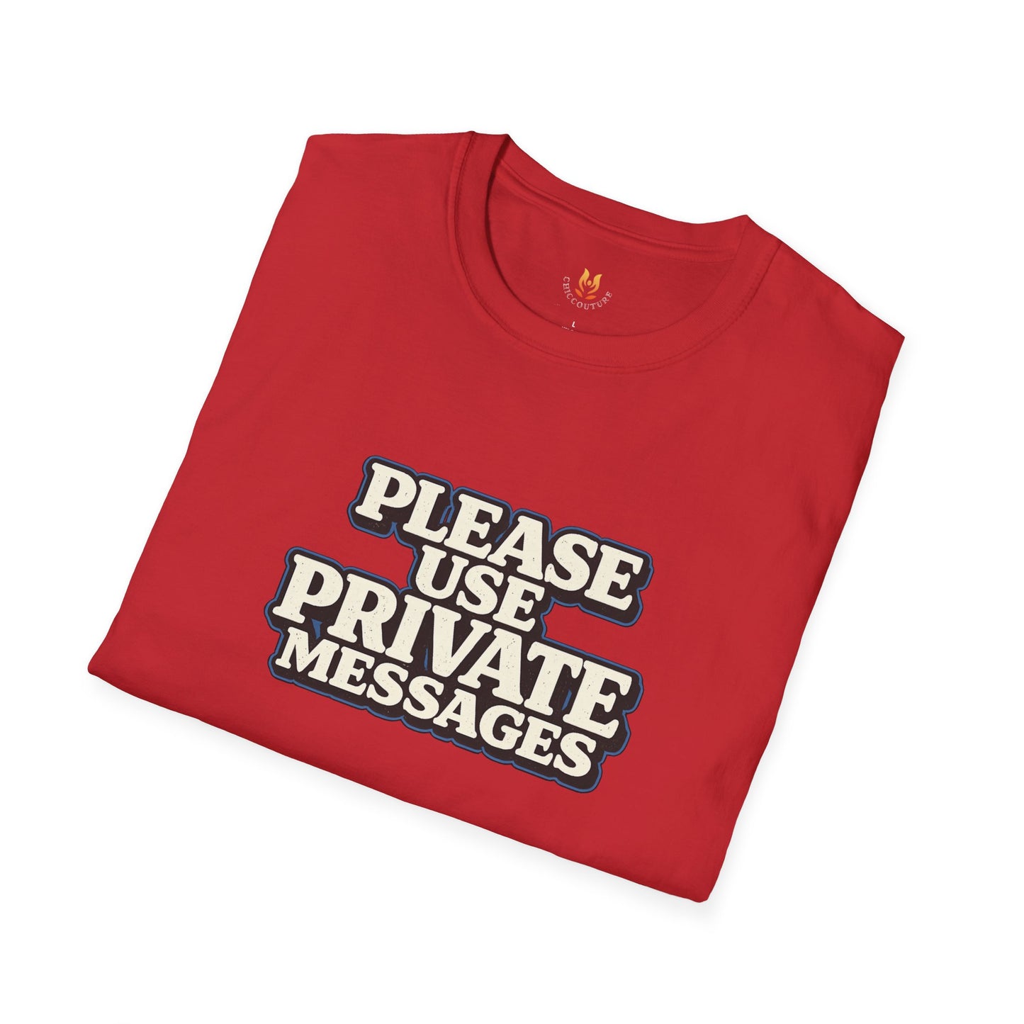 Private Messages T-Shirt — Social Media Text Conversation Tee