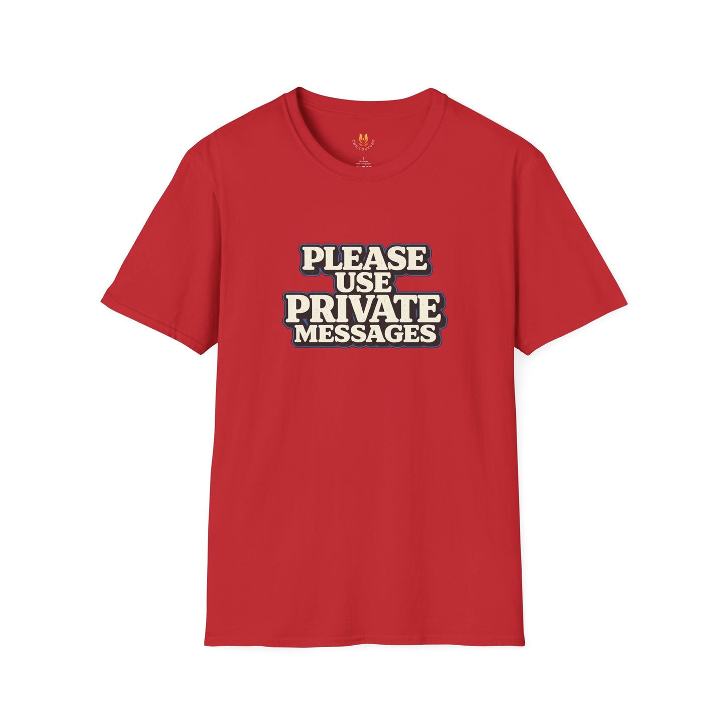 Private Messages T-Shirt — Social Media Text Conversation Tee