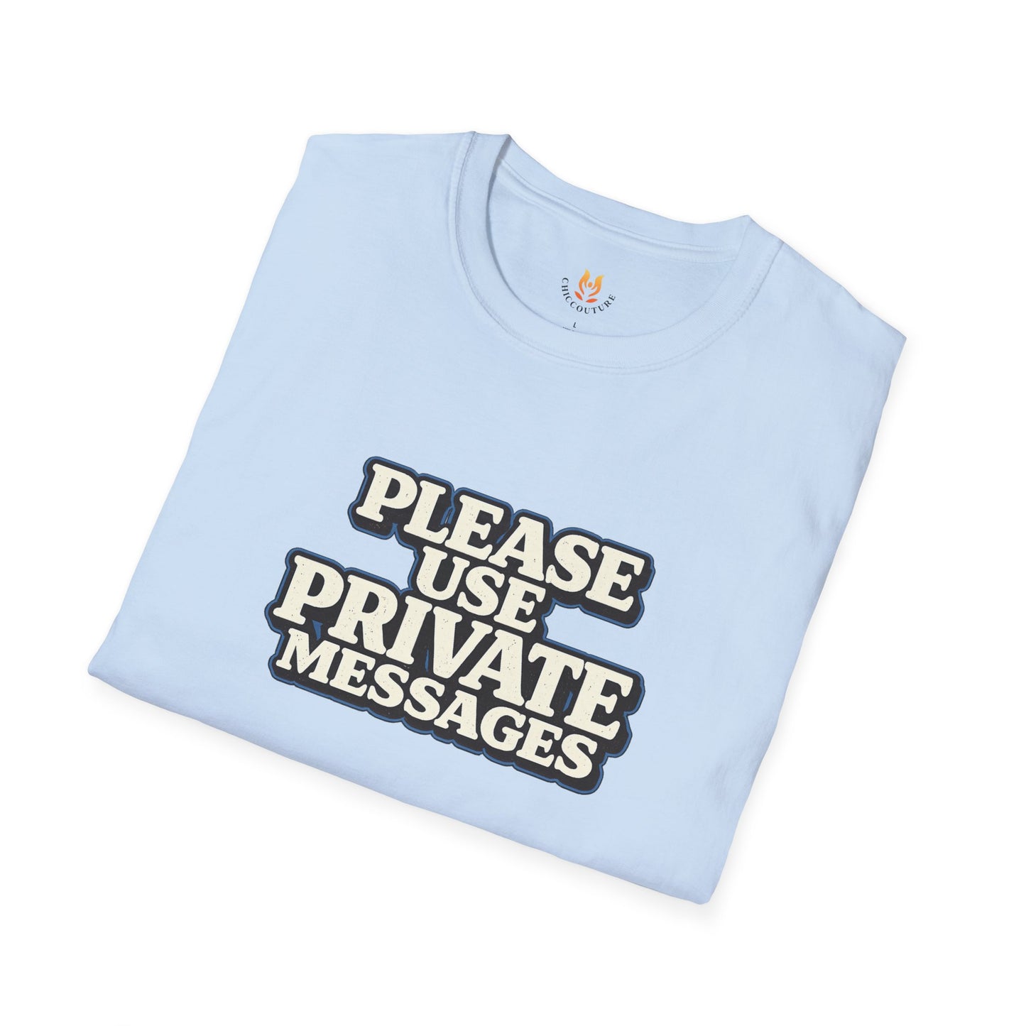 Private Messages T-Shirt — Social Media Text Conversation Tee