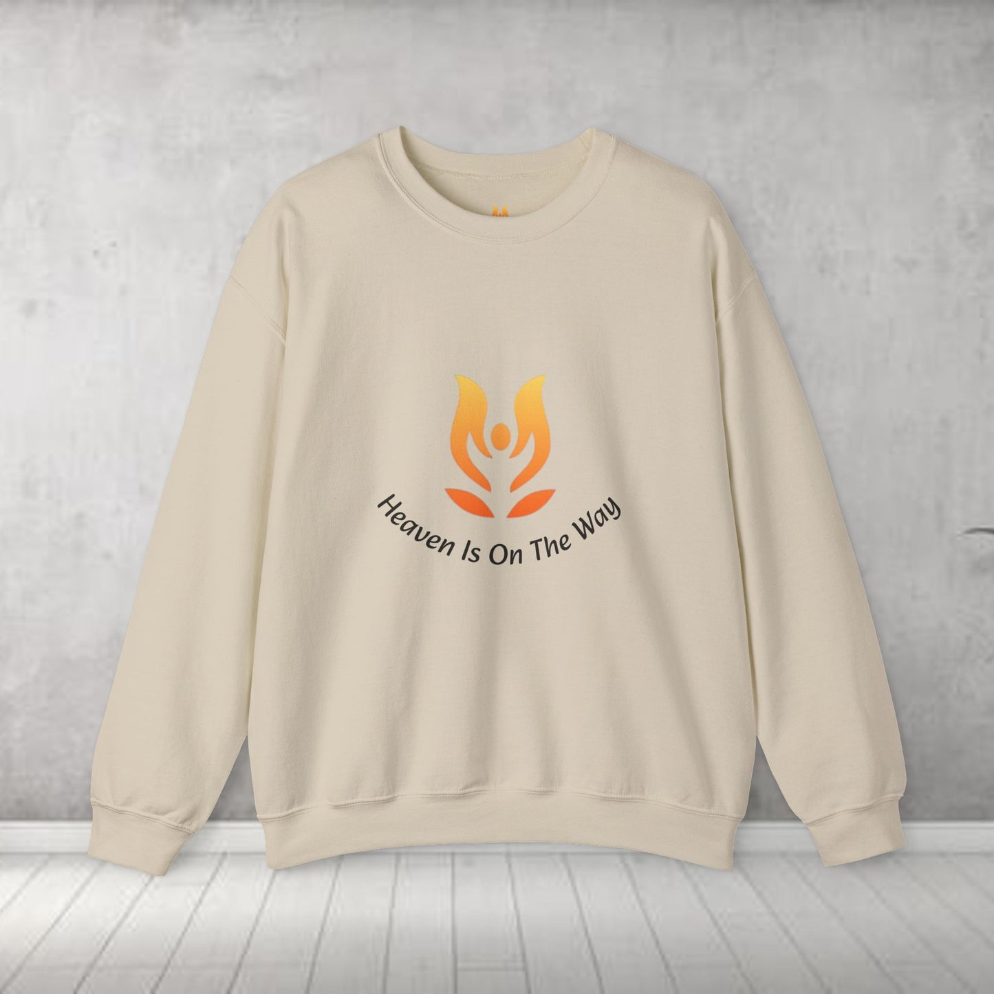 "Heaven Is On The Way " - ChicTure Logo Crewneck Sweatshirt