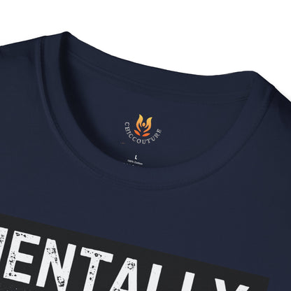 Mentally on the Moon Cat T-Shirt — Cosmic Cat Tee