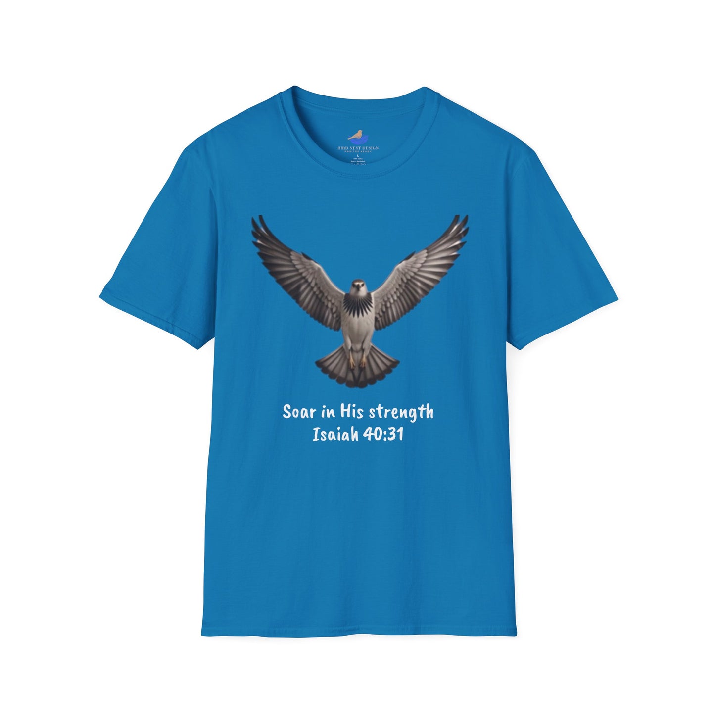 Unisex Softstyle T-Shirt Eagle - Soar in His strength