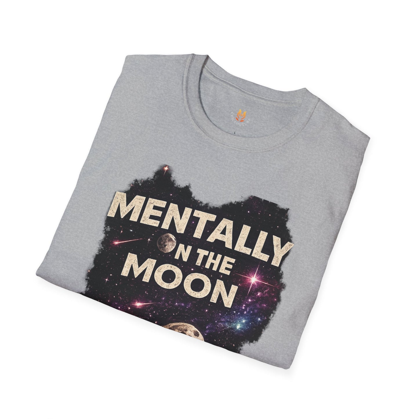 Mentally on the Moon Cosmic Graphic Tee