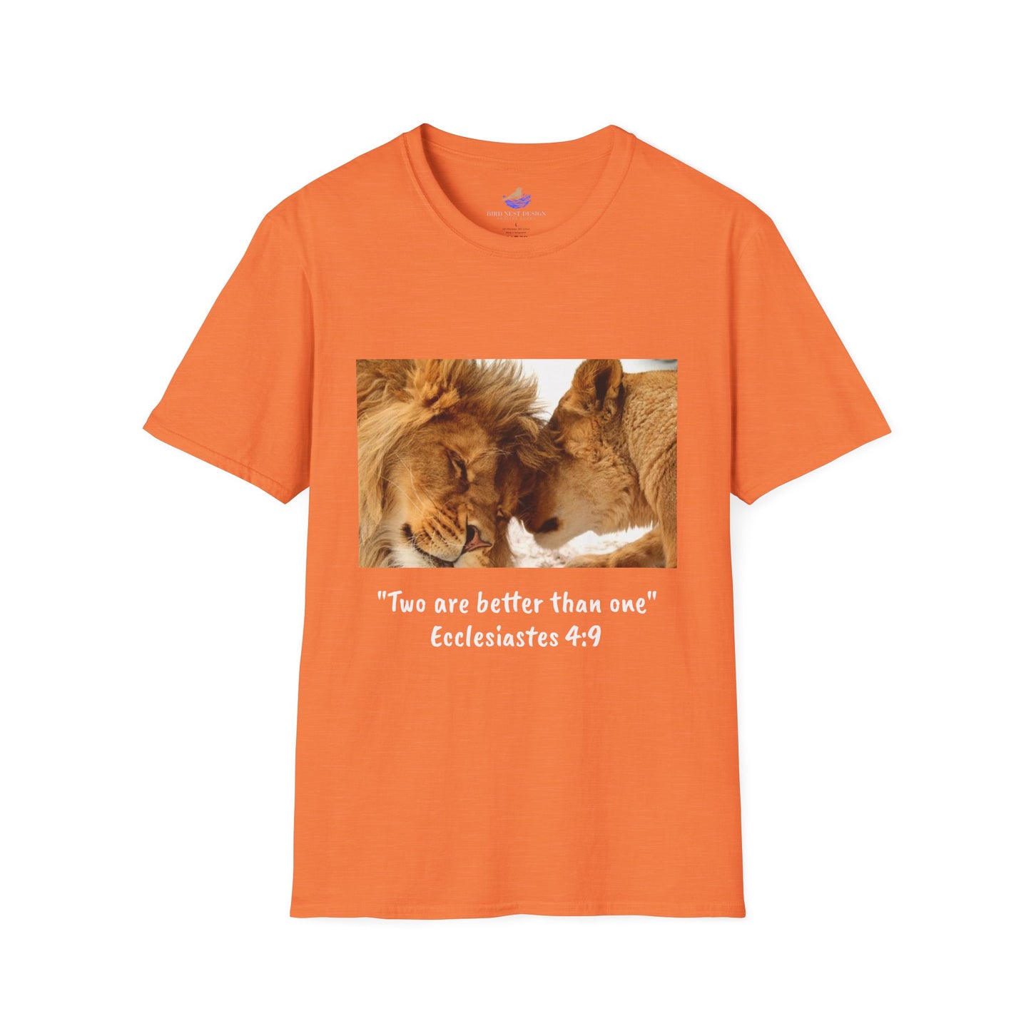 “Two Are Better Than One” – Unisex Tee by BirdNestDesign