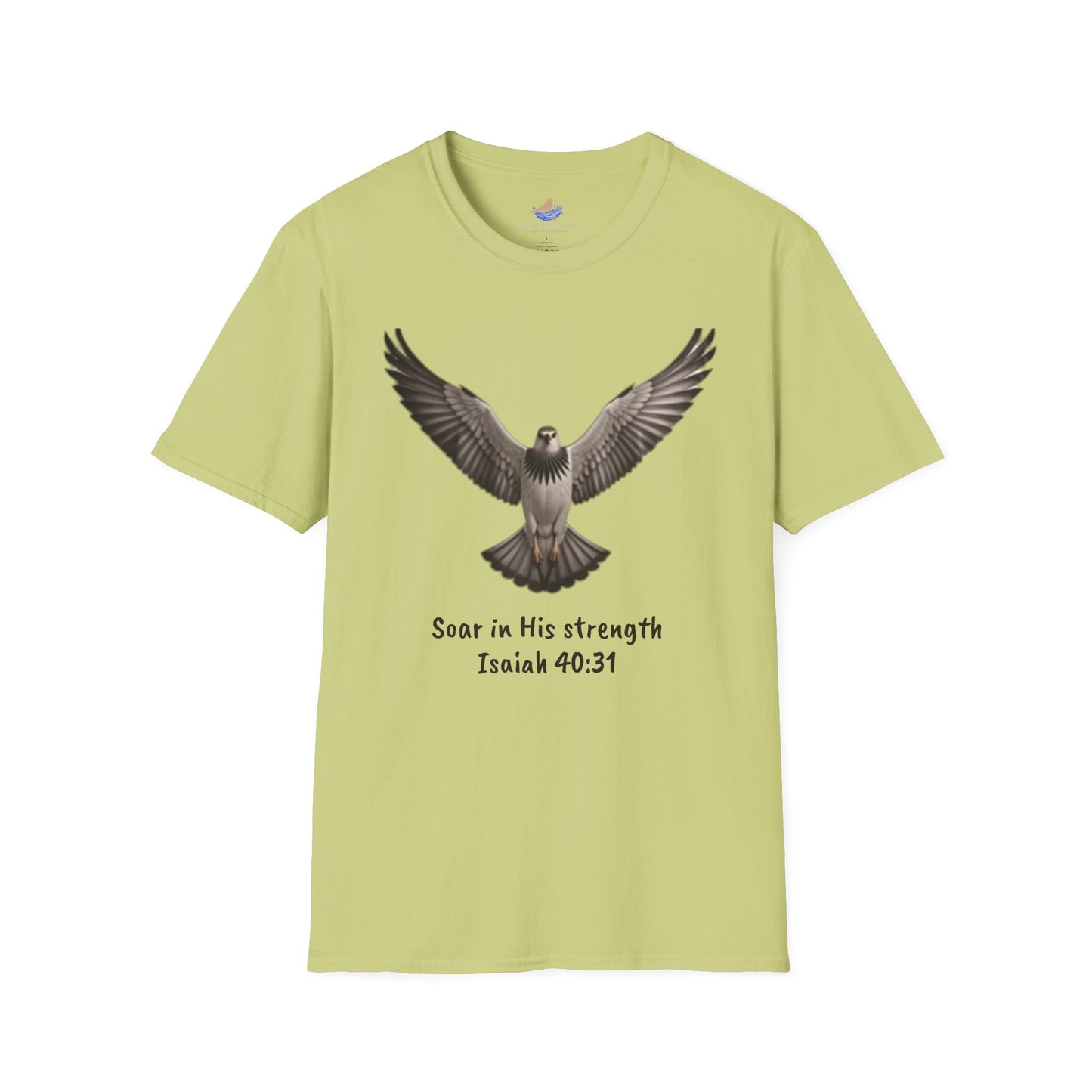 Unisex Softstyle T-Shirt Eagle - Soar in His strength