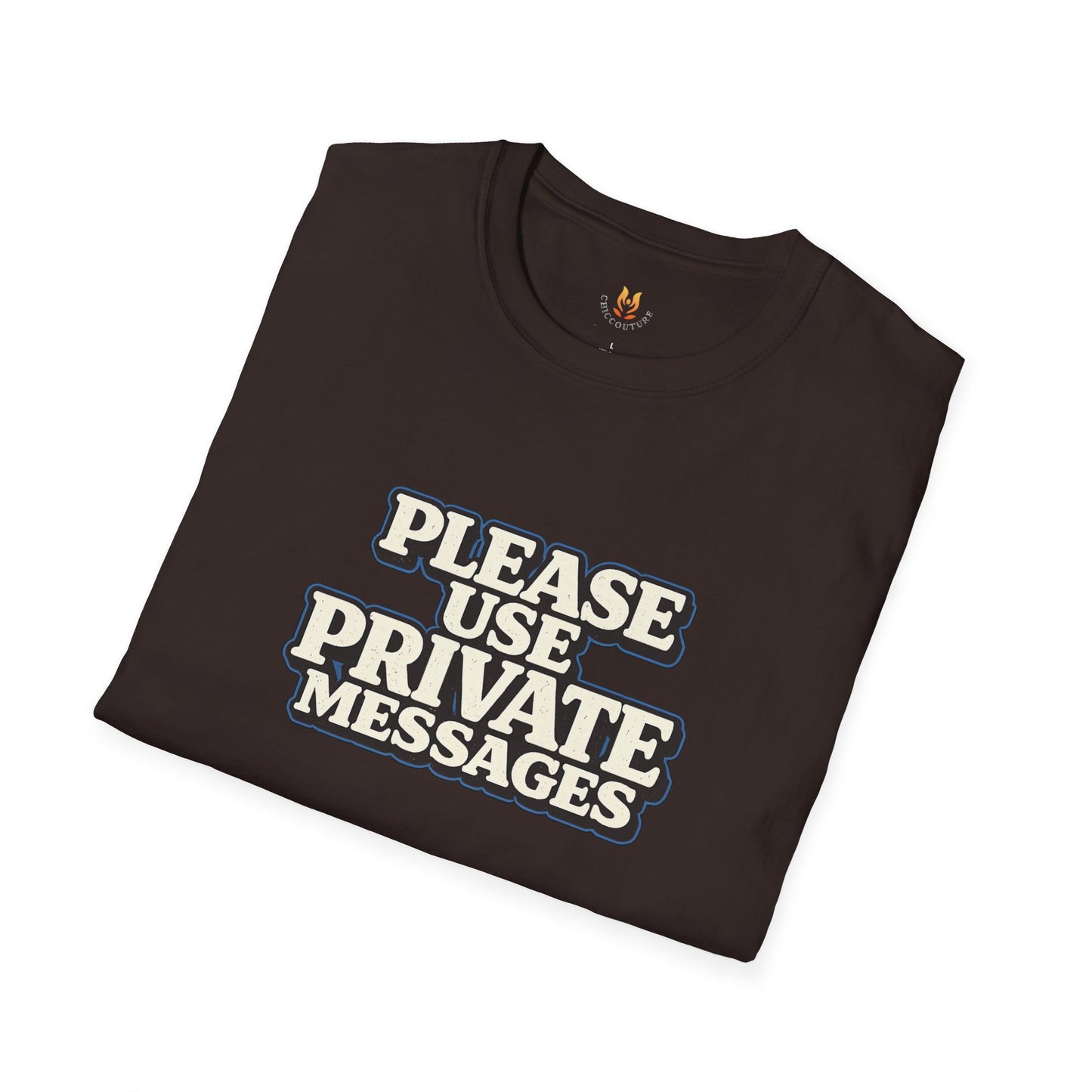 Private Messages T-Shirt — Social Media Text Conversation Tee
