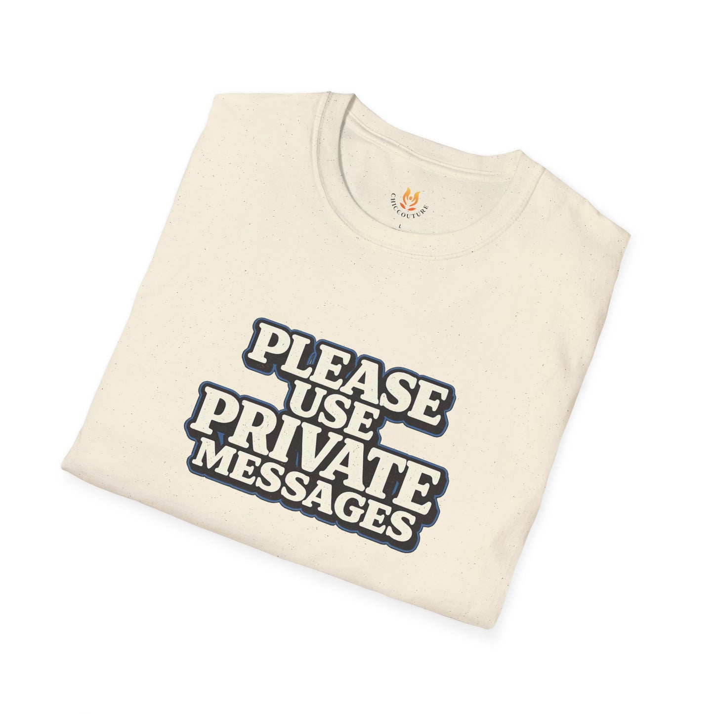 Private Messages T-Shirt — Social Media Text Conversation Tee