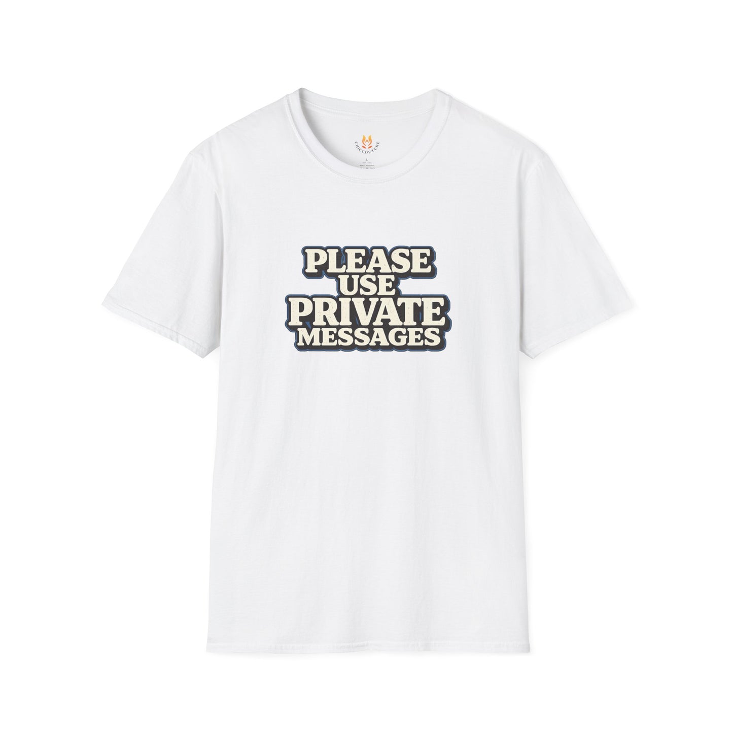 Private Messages T-Shirt — Social Media Text Conversation Tee