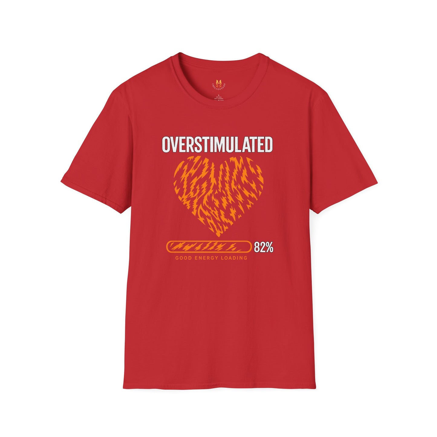 Tiger Heart Energy T-Shirt — 'Energy in Progress' Graphic Tee