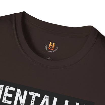 Mentally on the Moon Cat T-Shirt — Cosmic Cat Tee