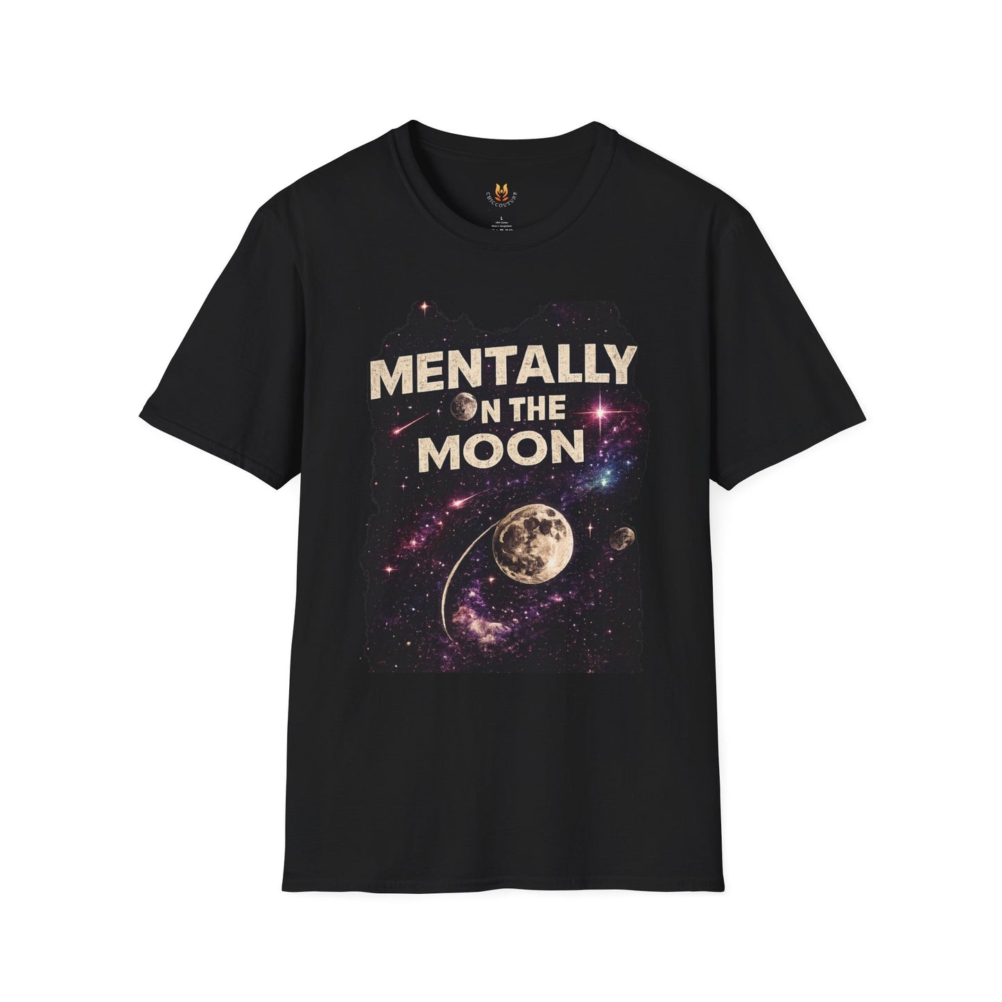 Mentally on the Moon Cosmic Graphic Tee
