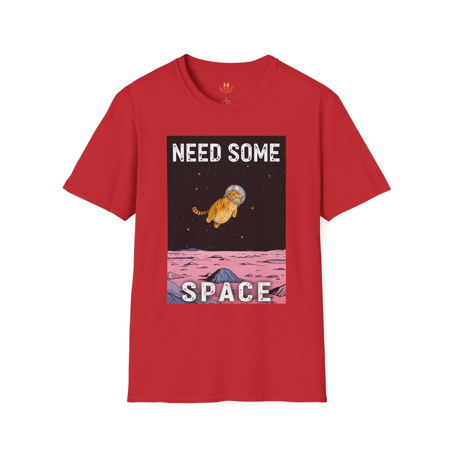 Space Cat T-Shirt — "Need Some Space" Graphic Tee