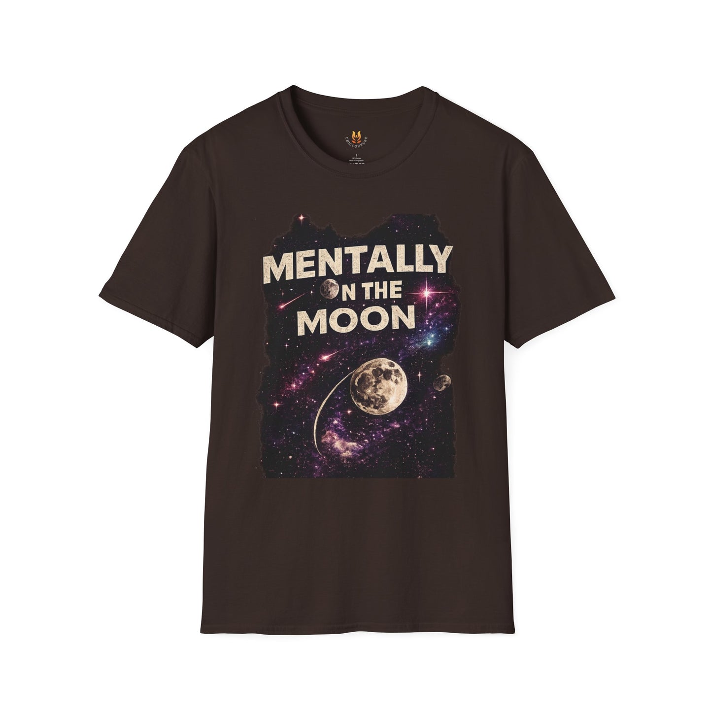 Mentally on the Moon Cosmic Graphic Tee