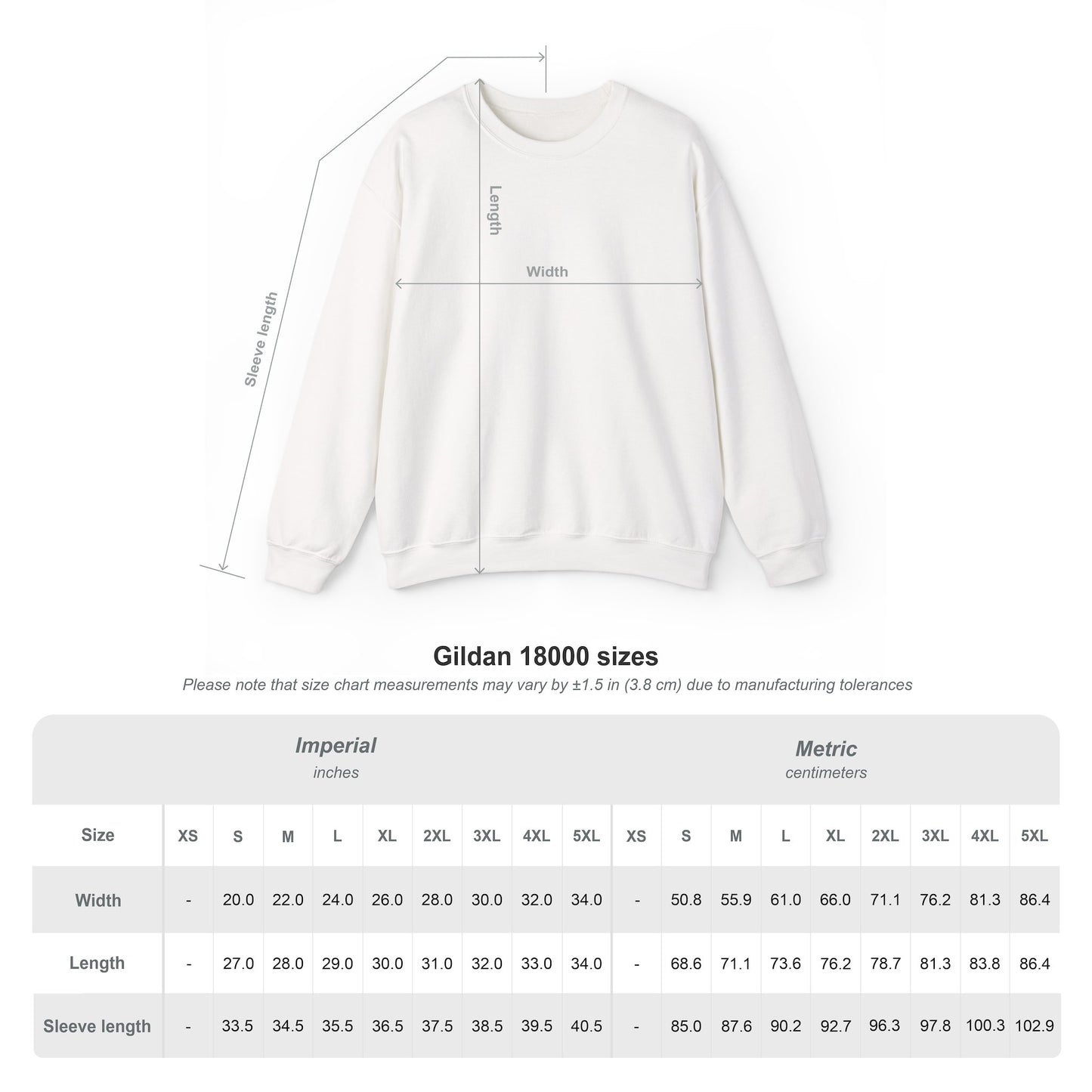 "Heaven Is On The Way " - ChicTure Logo Crewneck Sweatshirt