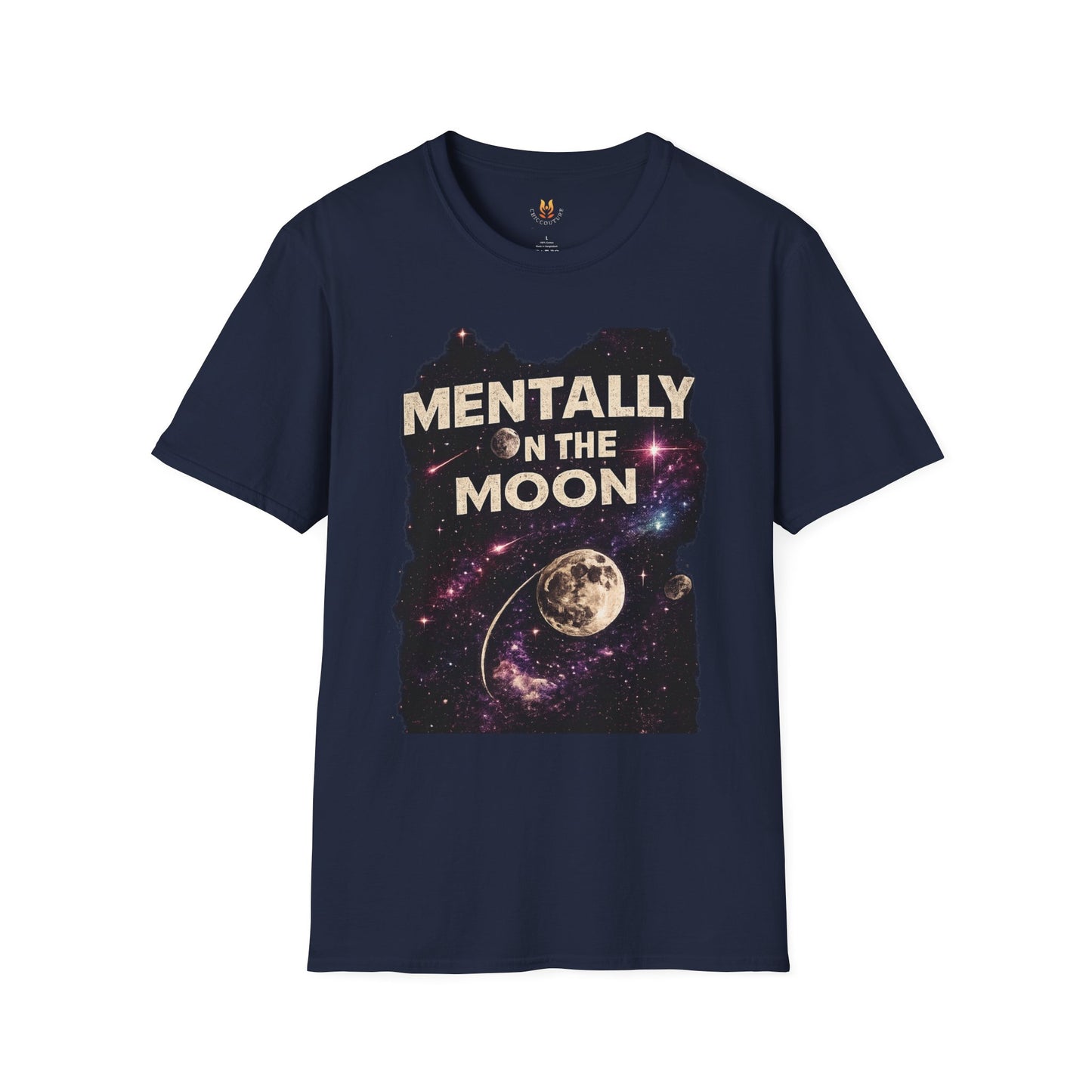 Mentally on the Moon Cosmic Graphic Tee