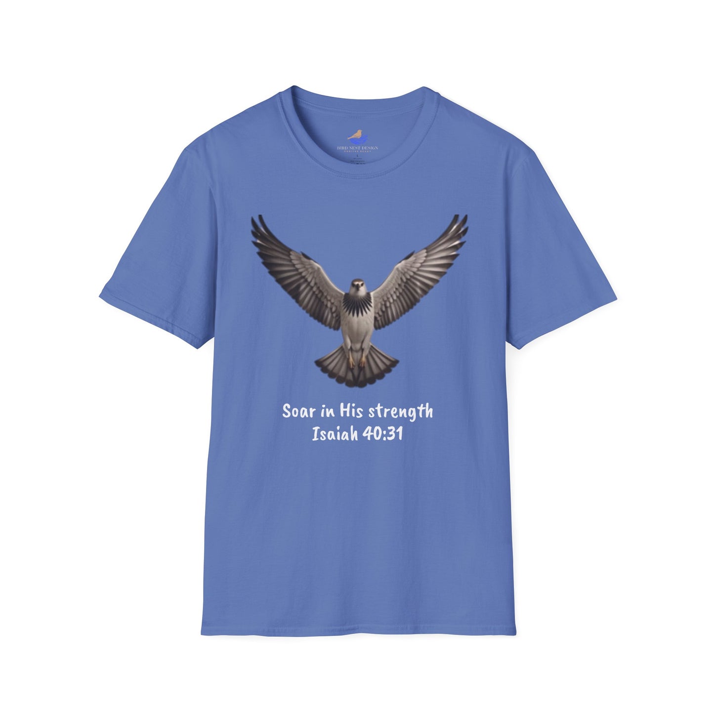 Unisex Softstyle T-Shirt Eagle - Soar in His strength