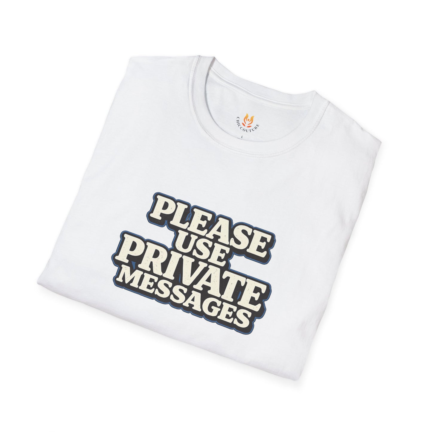 Private Messages T-Shirt — Social Media Text Conversation Tee