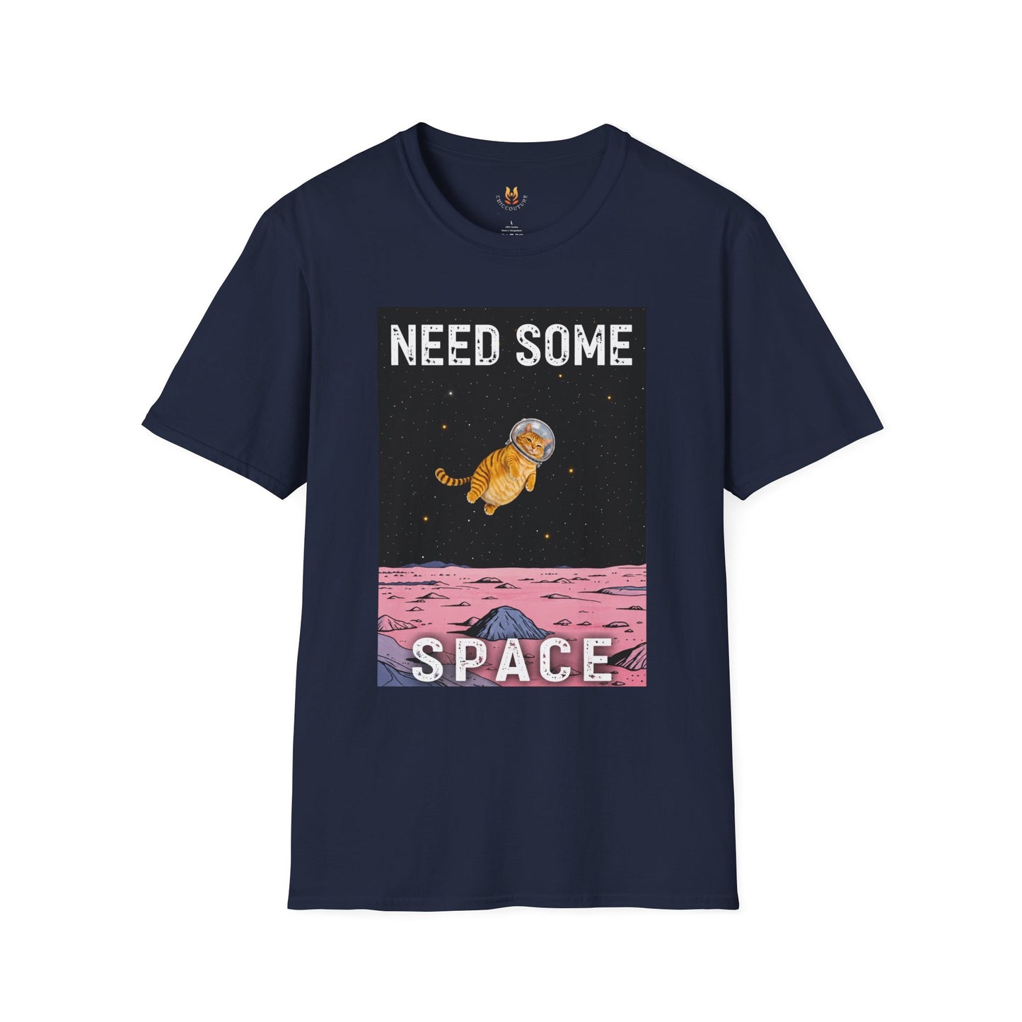 Space Cat T-Shirt — "Need Some Space" Graphic Tee