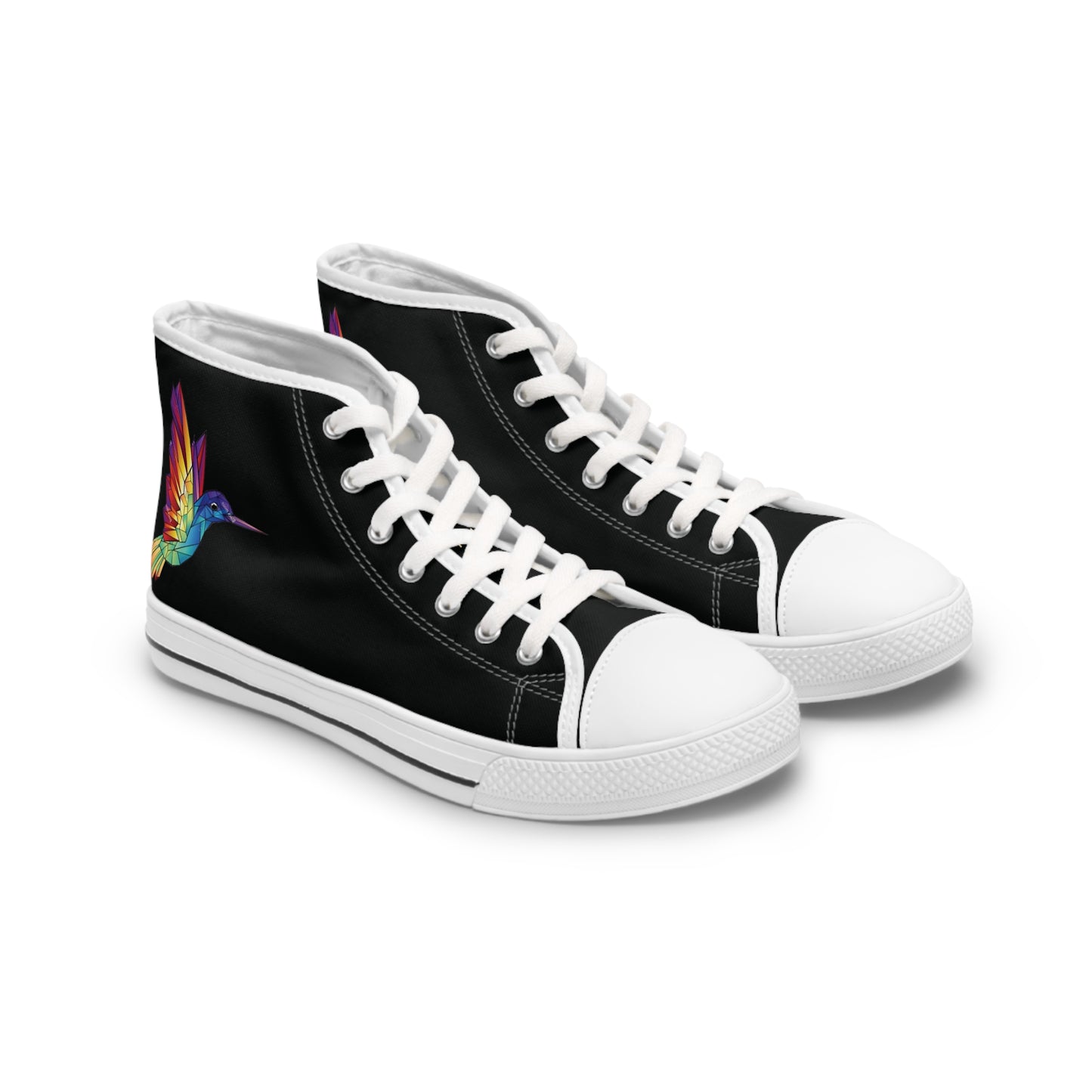 Women's High Top Quality Sneakers - Hummingbird Black