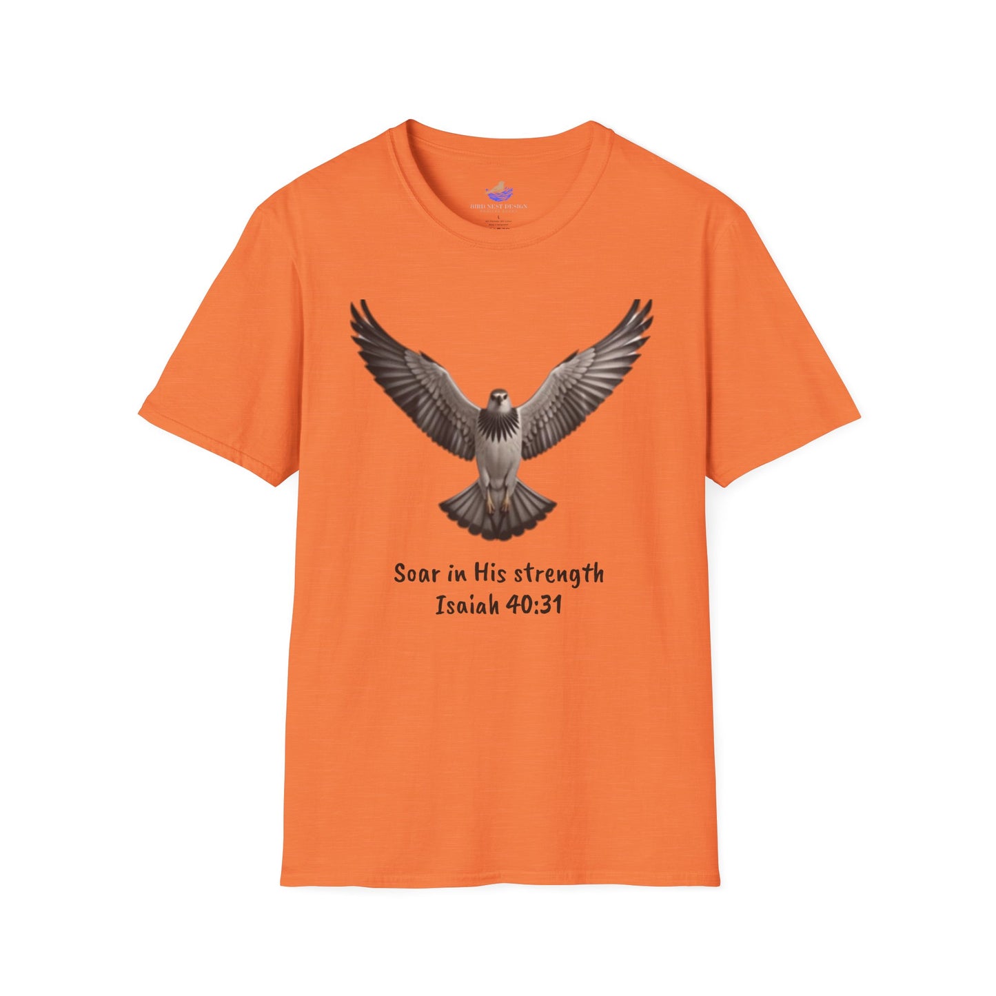 Unisex Softstyle T-Shirt Eagle - Soar in His strength
