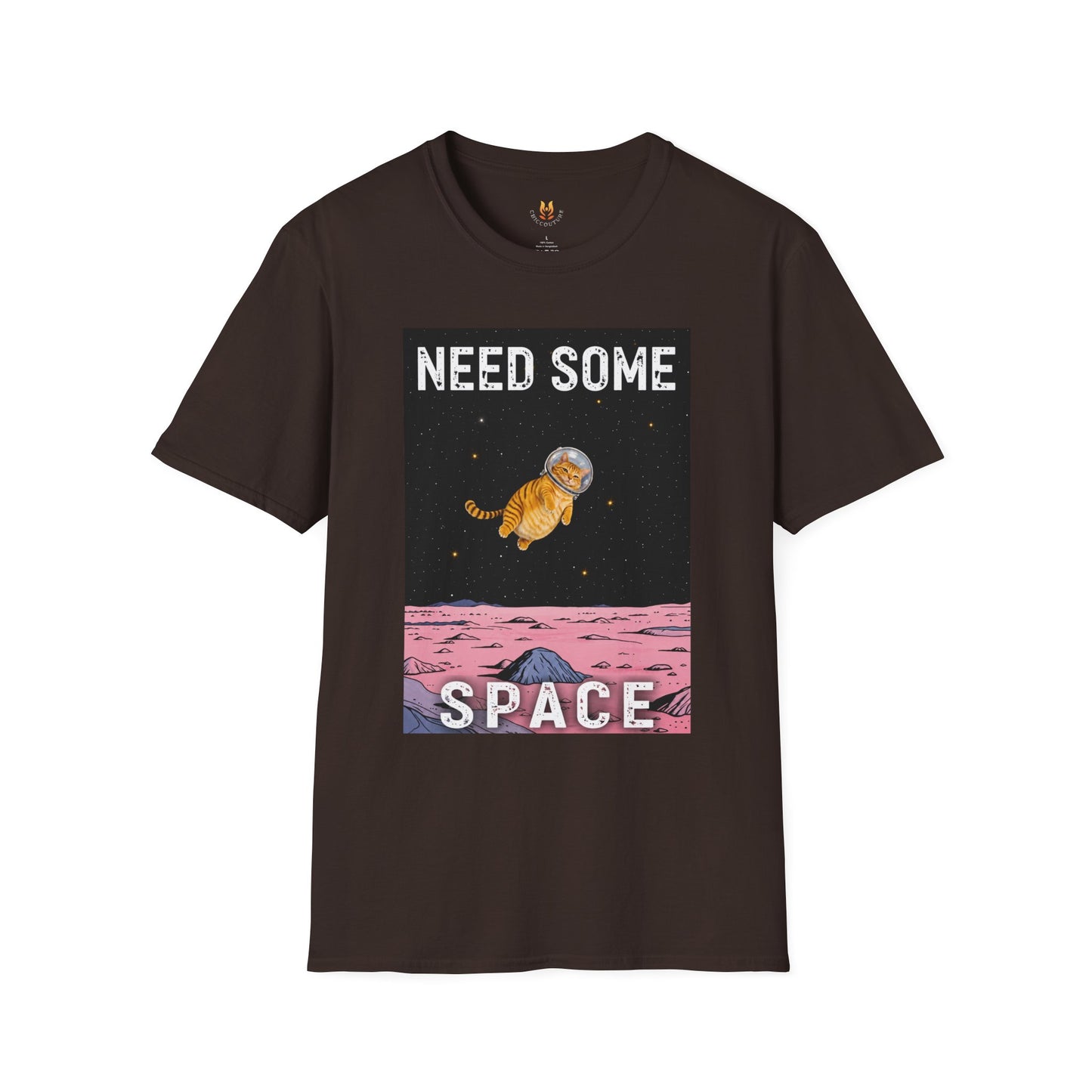Space Cat T-Shirt — "Need Some Space" Graphic Tee