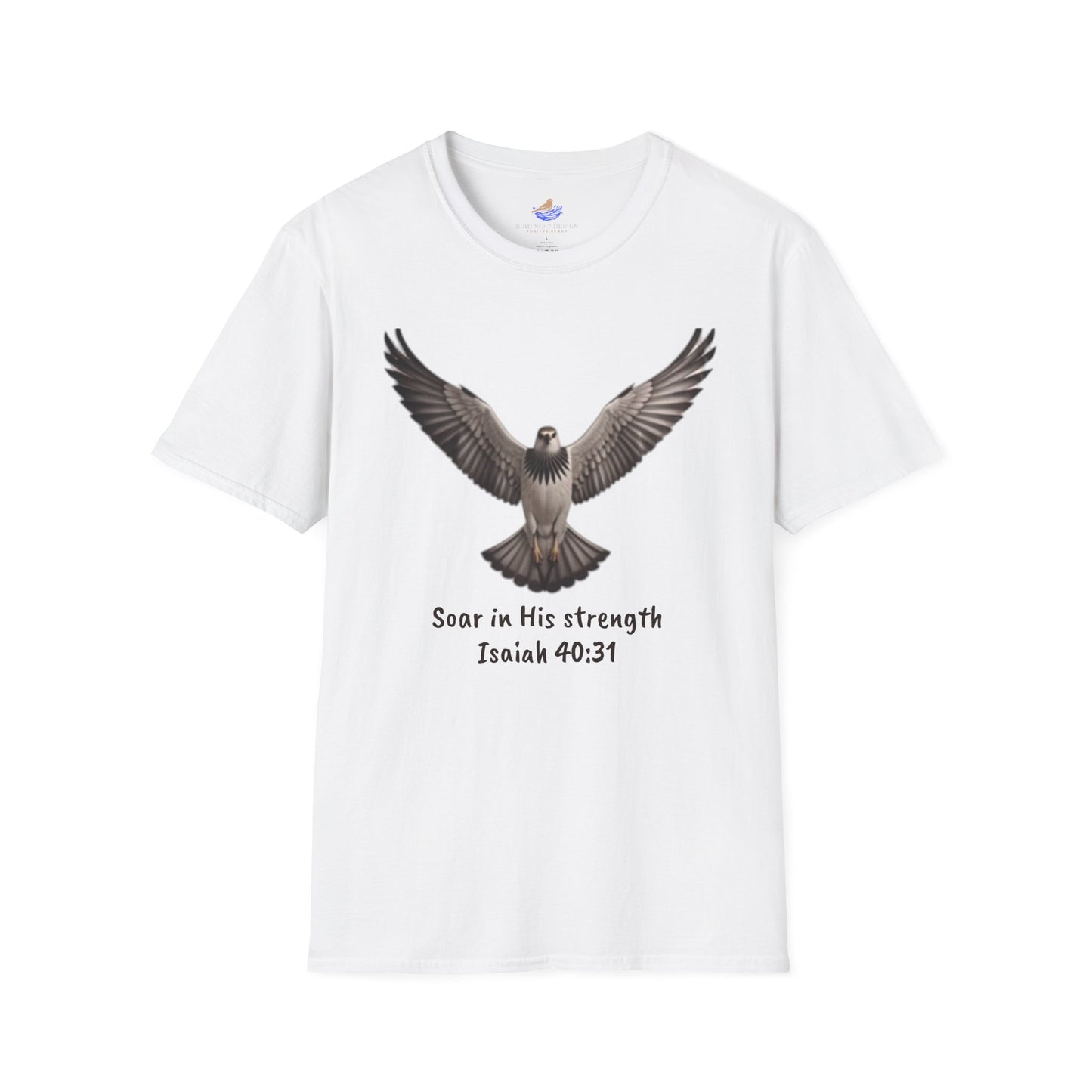 Unisex Softstyle T-Shirt Eagle - Soar in His strength