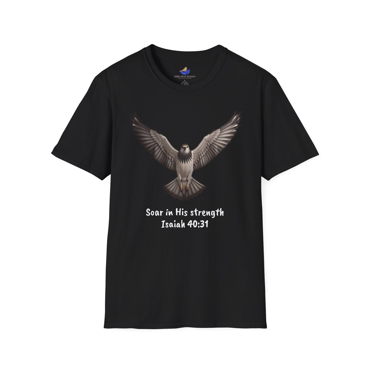 Unisex Softstyle T-Shirt Eagle - Soar in His strength