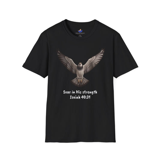 Unisex Softstyle T-Shirt Eagle - Soar in His strength