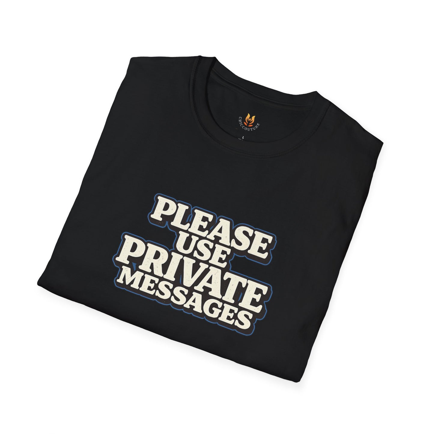 Private Messages T-Shirt — Social Media Text Conversation Tee