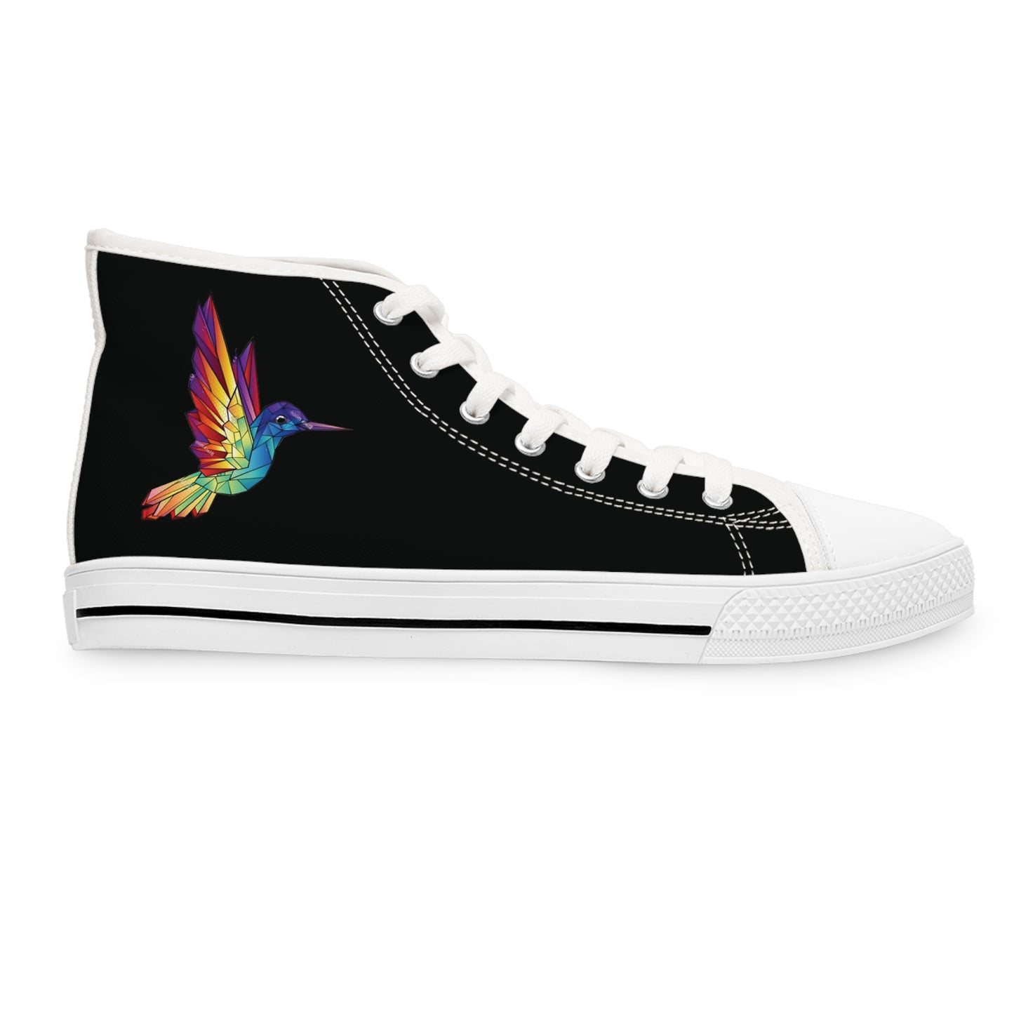 Women's High Top Quality Sneakers - Hummingbird Black
