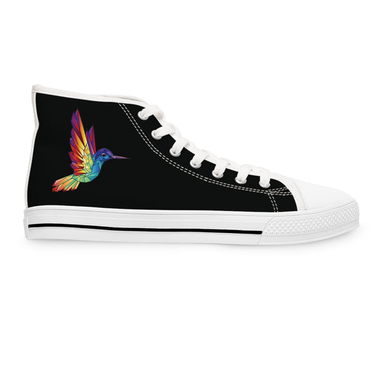 Women's High Top Quality Sneakers - Hummingbird Black