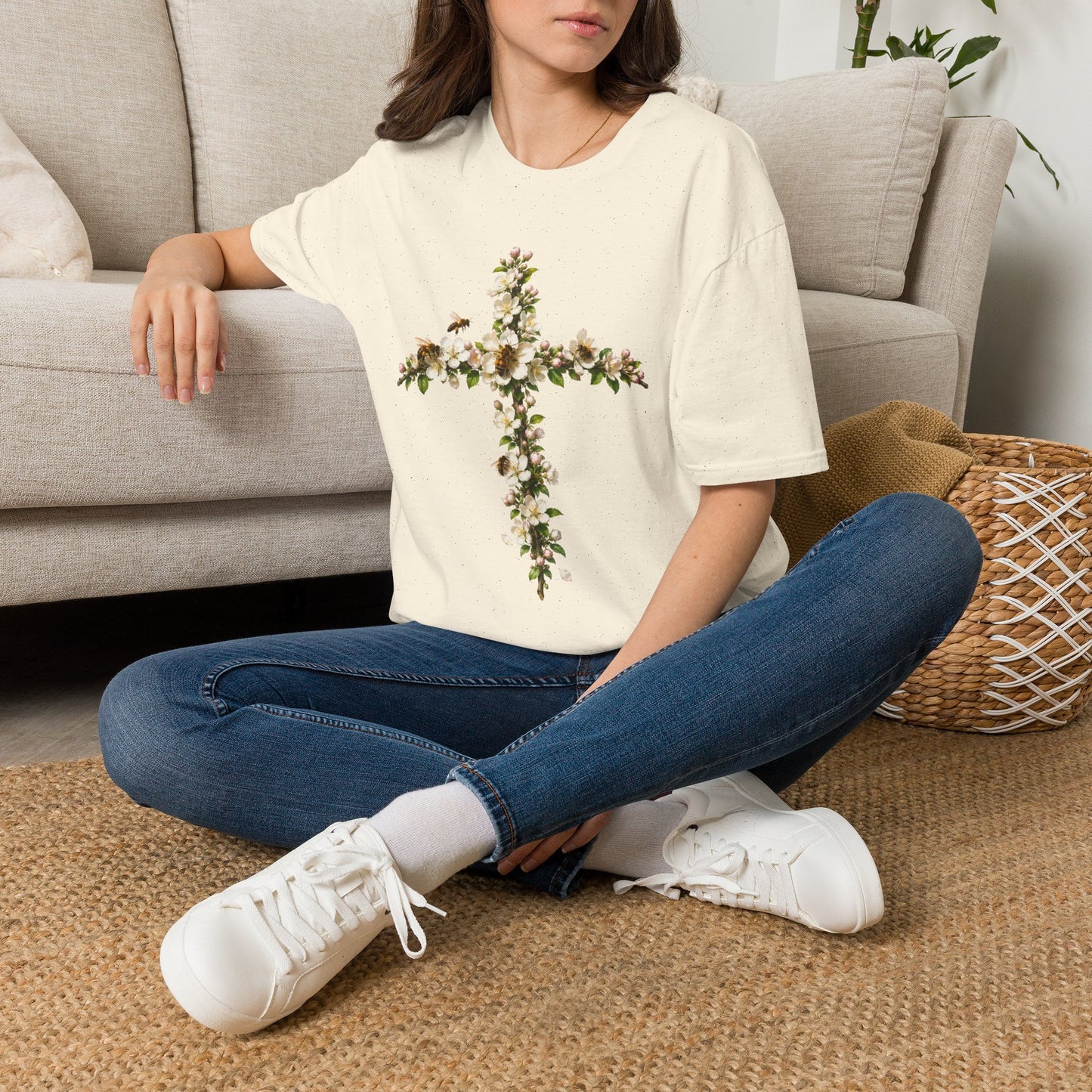 Apple Blossom Cross T-Shirt Gallery Image 17 | ChicCouture