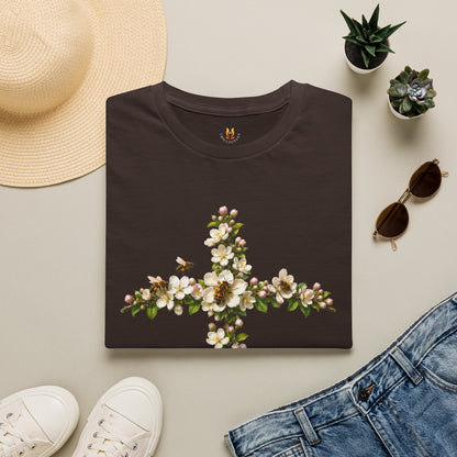 Apple Blossom Cross T-Shirt Gallery Image 3 | ChicCouture