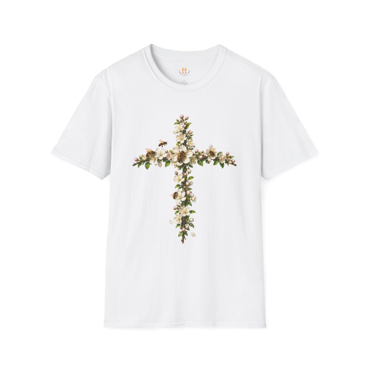 Apple Blossom Cross T-Shirt Gallery Image 9 | ChicCouture