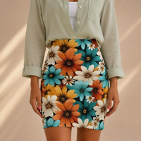 Autumn Blossom Floral Skirt
