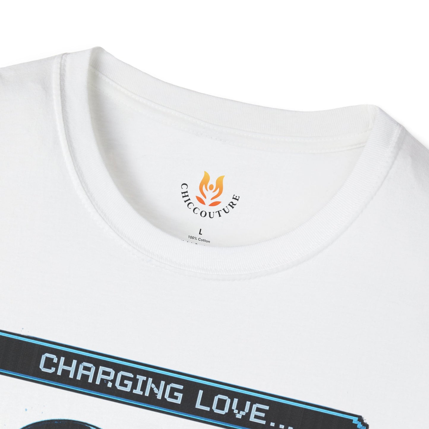 Blue Leopard Charging Love - Unisex Softstyle T-Shirt Gallery Image 12 | ChicCouture