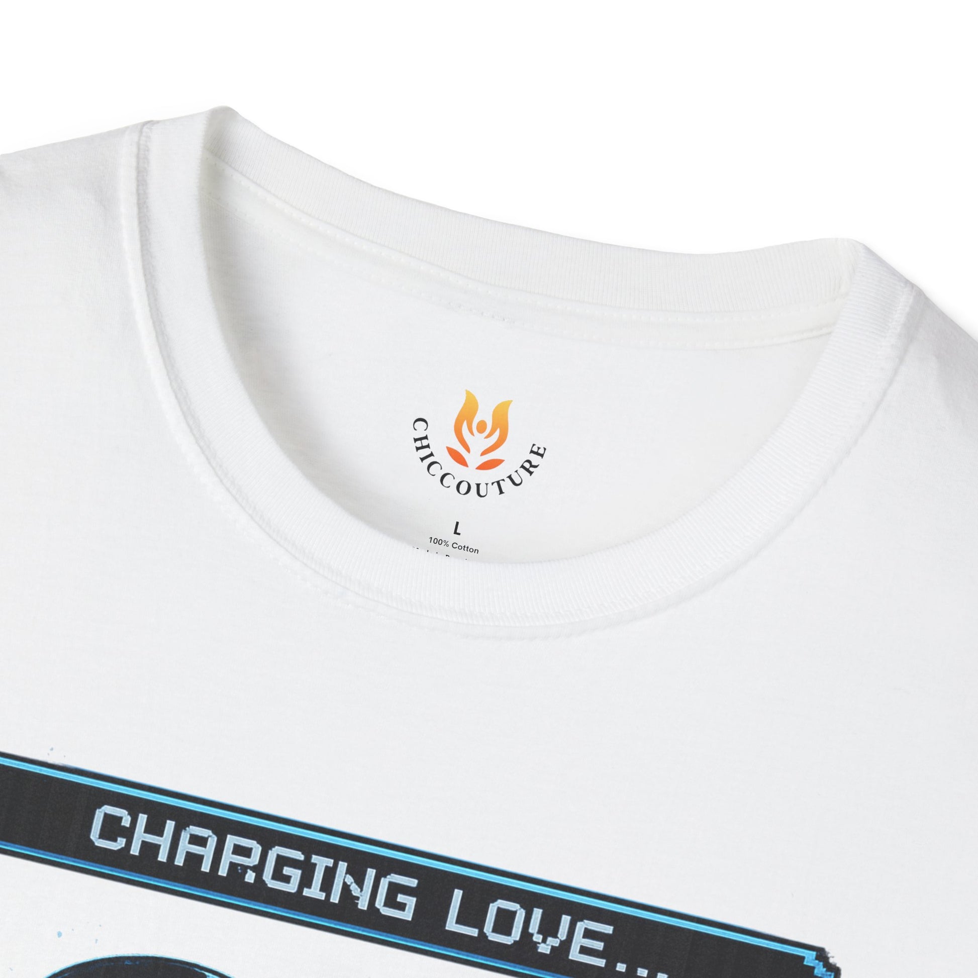 Blue Leopard Charging Love - Unisex Softstyle T-Shirt Gallery Image 12 | ChicCouture