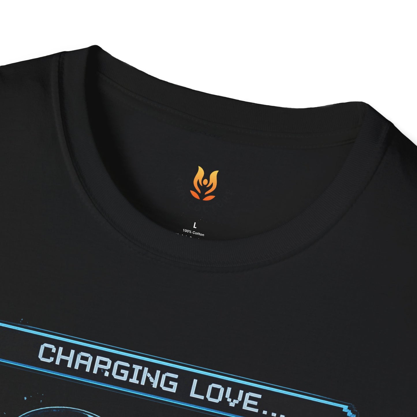 Blue Leopard Charging Love - Unisex Softstyle T-Shirt Gallery Image 15 | ChicCouture