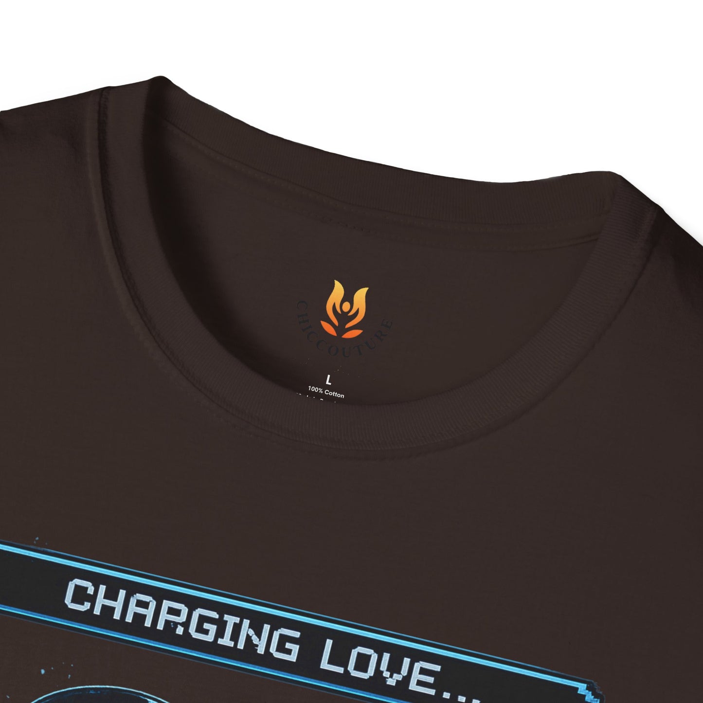 Blue Leopard Charging Love - Unisex Softstyle T-Shirt Gallery Image 18 | ChicCouture